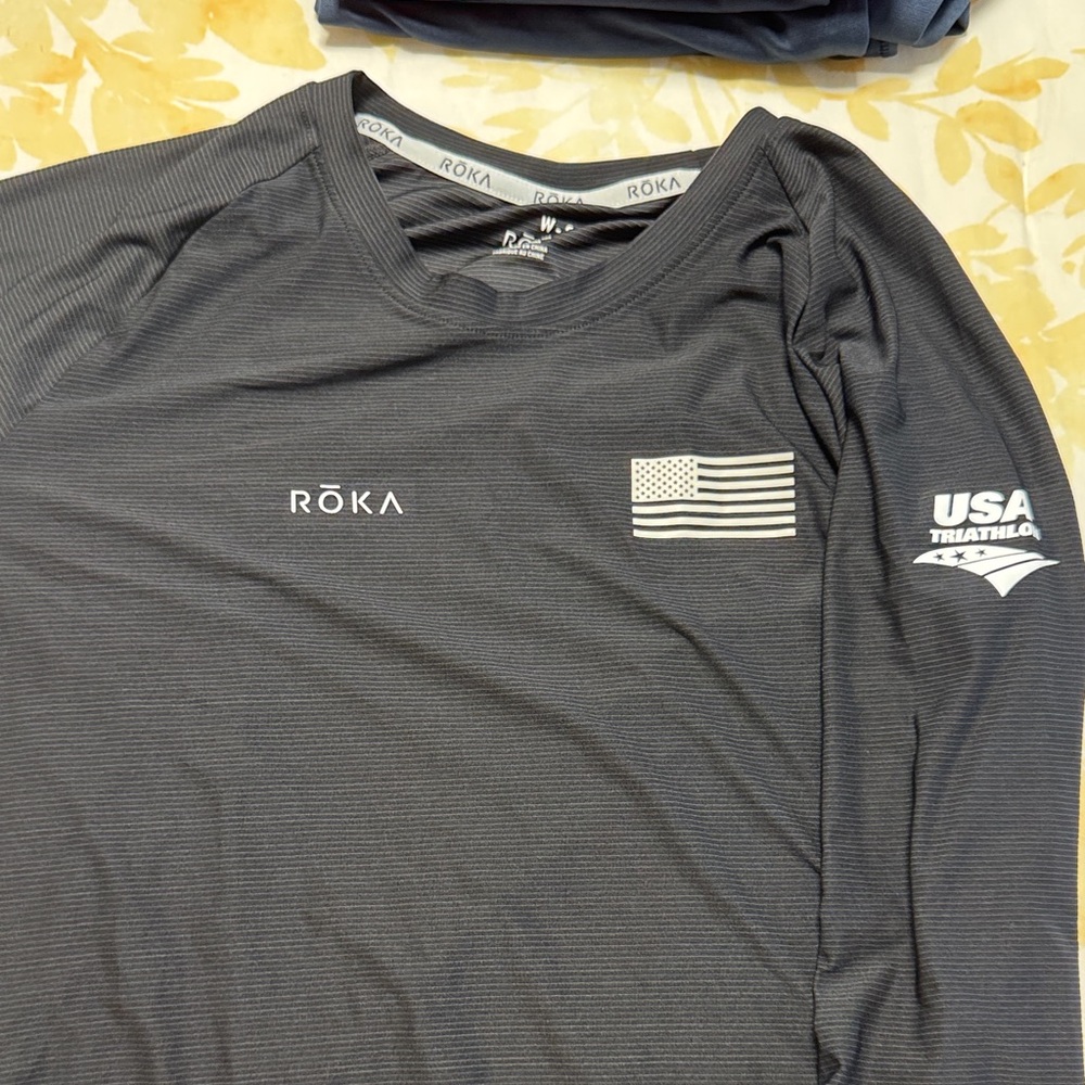 Women’s Long Sleeve USA Triathlon Tech Tee